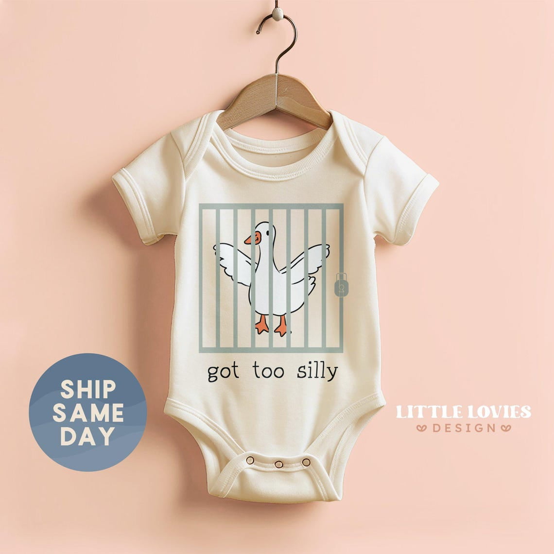 Luvly Funny Goose Baby Onesies® Brand, Silly Goose Outfit, Cute Animal ...
