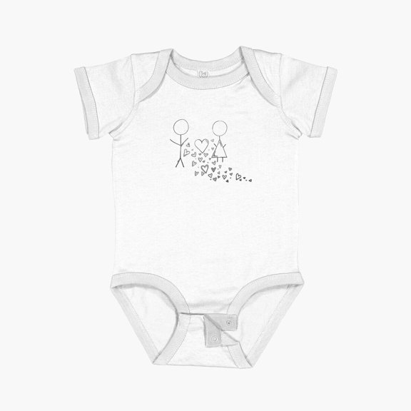 Luvly Girl + Boy Short Sleeve Baby One-Piece, New Born, Baby Shower Gift, New Parents Gift