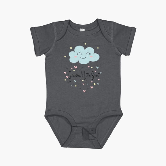 Luvly Grandma'S Little Sweet, Short Sleeve Baby One-Pieces Short Sleeve Baby One-Piece, New Born, Baby Shower Gift, New Parents Gift
