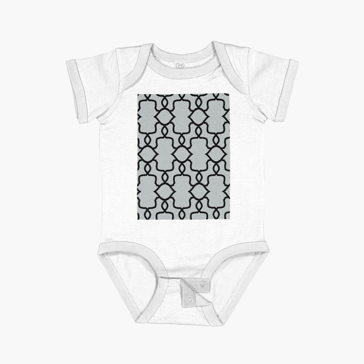 Luvly Gray And Black Ornamental Shape Pattern 4 - 2022 Popular Color ...