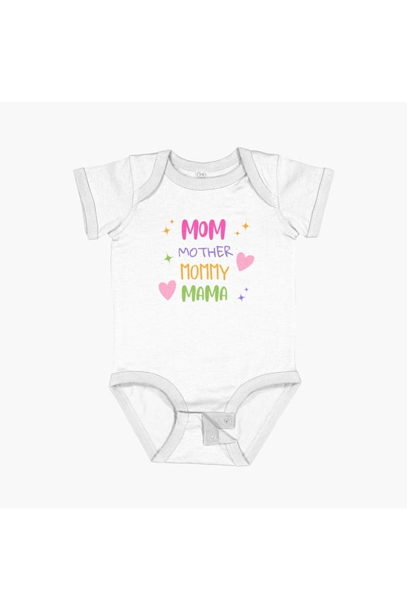 Happy Mother'S Day - Mom, Mother, Mommy, Mama Short Sleeve Baby One-Piece, New Born, Baby Shower Gift, New Parents Gift