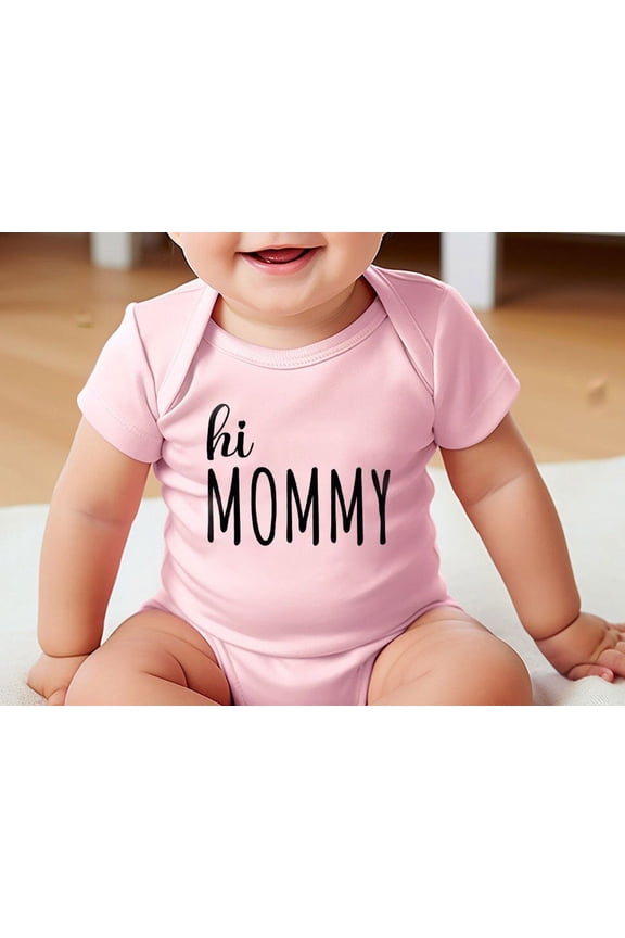 Hi Mommy Onesies®, Hello Mommy Onesies®, Mommy Surprise Pregnancy Announcement, Baby Reveal, Mama Surprise, Cute Baby Baby Shower, New Born, Baby Shower Gift, New Parents Gift