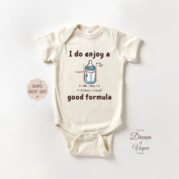 Luvly I Do Enjoy A Good Formula Baby, Funny Baby Bodysuit, Periodic Table, Math Baby, Nerdy Baby, Baby Shower Gift, New Born, Baby Shower Gift, New Parents Gift