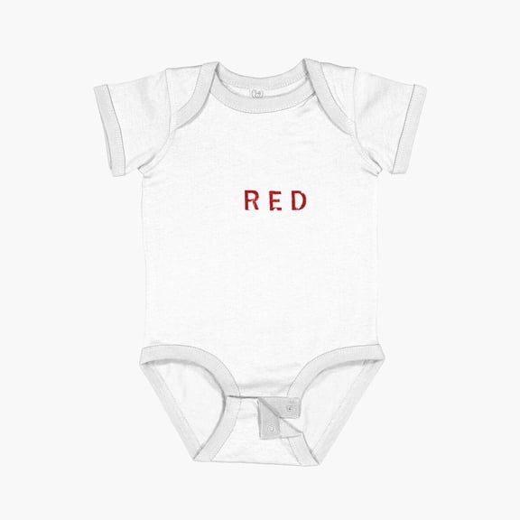 Luvly Janeway Is The New Red 02 Short Sleeve Baby One-Piece, New Born, Baby Shower Gift, New Parents Gift