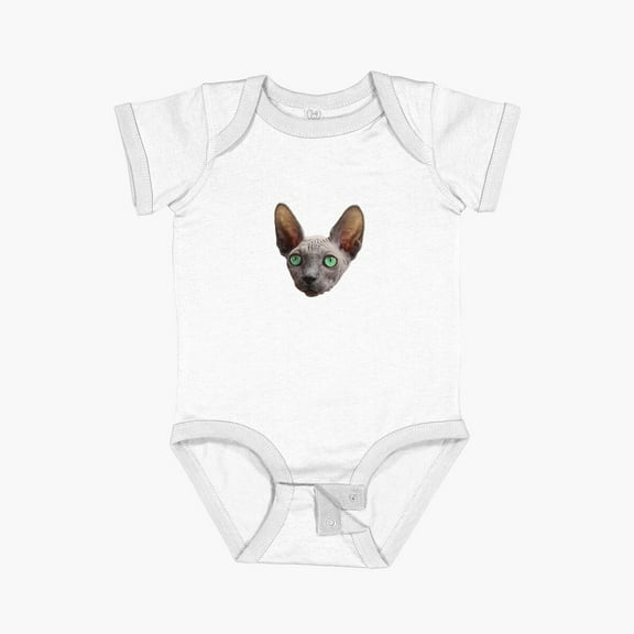 Luvly Just A Girl Who Loves Sphynx Cats Short Sleeve Baby One-Piece, New Born, Baby Shower Gift, New Parents Gift