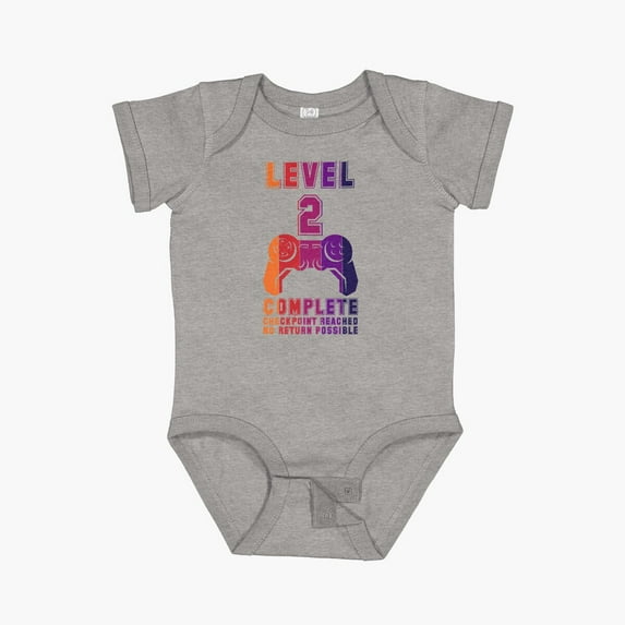 Luvly Level 2 Complete Short Sleeve Baby One-Piece, New Born, Baby Shower Gift, New Parents Gift