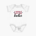 thumbnail image 1 of Luvly Little Brother Sibling T Shirts And Gifts Short Sleeve Baby One-Piece, New Born, Baby Shower Gift, New Parents Gift, 1 of 3