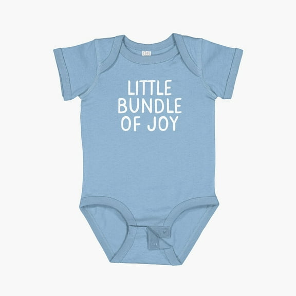 Luvly Little Bundle Of Joy Short Sleeve Baby One-Piece, New Born, Baby Shower Gift, New Parents Gift