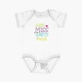 thumbnail image 1 of Luvly Little Miss Pretty Smart Glasses Back To School Short Sleeve Baby One-Piece, New Born, Baby Shower Gift, New Parents Gift, 1 of 3