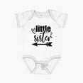 thumbnail image 1 of Luvly Little Sister T-Shirt Short Sleeve Baby One-Piece, New Born, Baby Shower Gift, New Parents Gift, 1 of 3