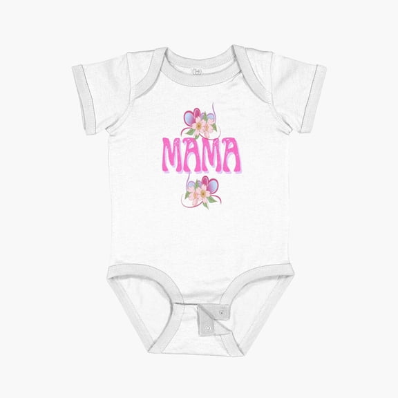 Luvly Mama, Bohemian Mothersday Stepmom Mothersday, Super Mom Super Wife Mothersday Short Sleeve Baby One-Piece, New Born, Baby Shower Gift, New Parents Gift
