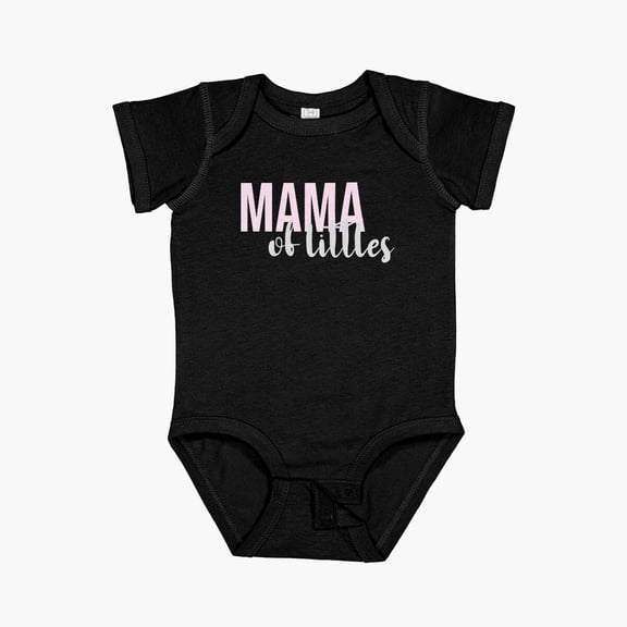 Luvly Mama Of Littles Short Sleeve Baby One-Piece, New Born, Baby Shower Gift, New Parents Gift