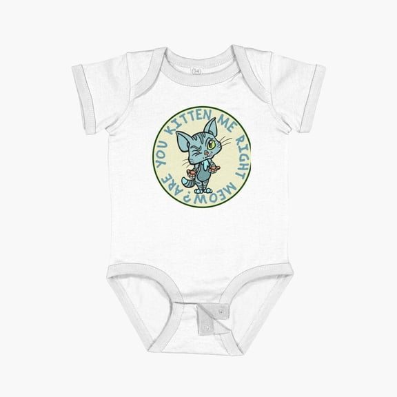 Luvly Milka The Cat: Not A Fan Omilk Short Sleeve Baby One-Piece, New Born, Baby Shower Gift, New Parents Gift