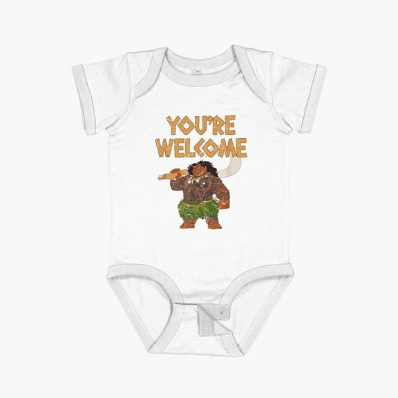Luvly Moana Maui Confident Pose Shirt, Youre Welcome Retro Shirt, Magic Kingdom Holiday Tee, Disneyland Tshirt Short Sleeve Baby One-Piece, New Born, Baby Shower Gift, New Parents Gift