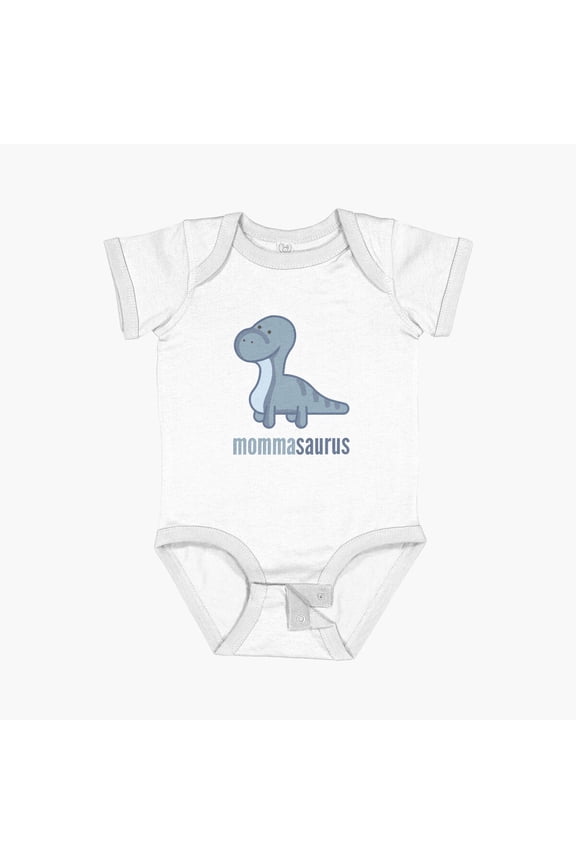 Mommasaurus Shirt Dinosaur Family Shirt Set Short Sleeve Baby One-Piece, New Born, Baby Shower Gift, New Parents Gift