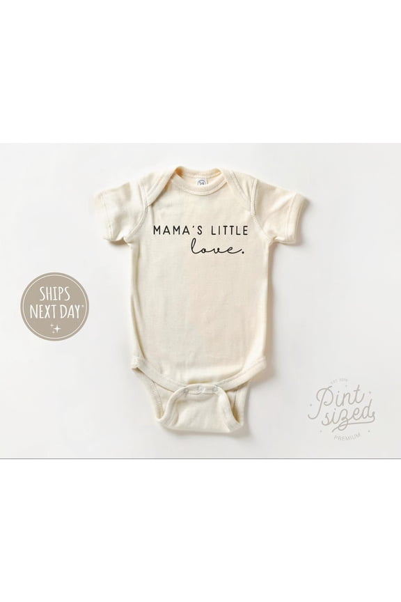 Mommy'S Bestie Mother'S Day Gift Mama'S Little Love Moms Bestie Bodysuit Cute Natural Baby , New Born, Baby Shower Gift, New Parents Gift
