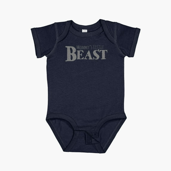 Luvly Mommy'S Little Beast Short Sleeve Baby One-Piece, New Born, Baby Shower Gift, New Parents Gift