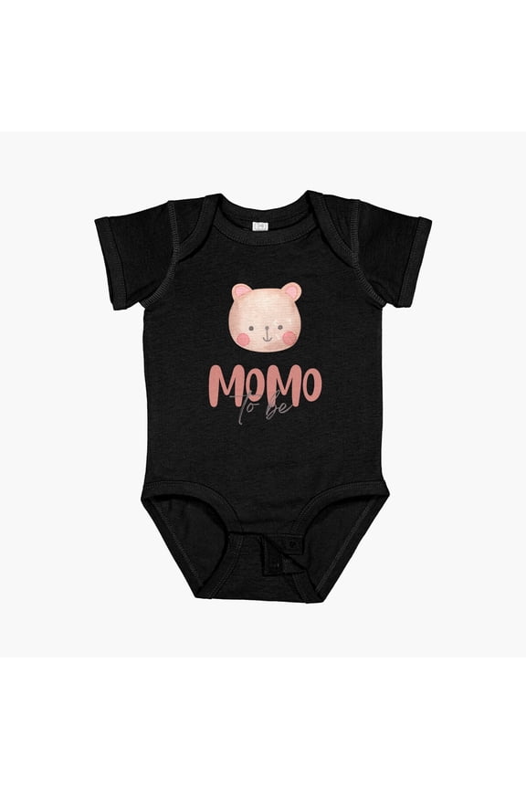 Momo To Be For Pregnant Mom Or Women As A Best Momo Ever - Best Momo Ever Short Sleeve Baby One-Piece, New Born, Baby Shower Gift, New Parents Gift