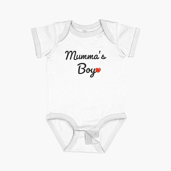 Luvly Mummas Boy | Mothers Day Singapore 2021 Short Sleeve Baby One-Piece, New Born, Baby Shower Gift, New Parents Gift