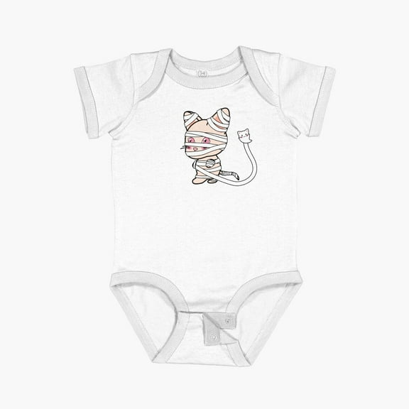 Luvly Mummy Cat Short Sleeve Baby One-Piece, New Born, Baby Shower Gift, New Parents Gift