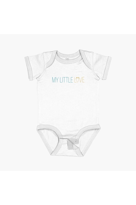 My Little Love - Adele Short Sleeve Baby One-Piece, New Born, Baby Shower Gift, New Parents Gift