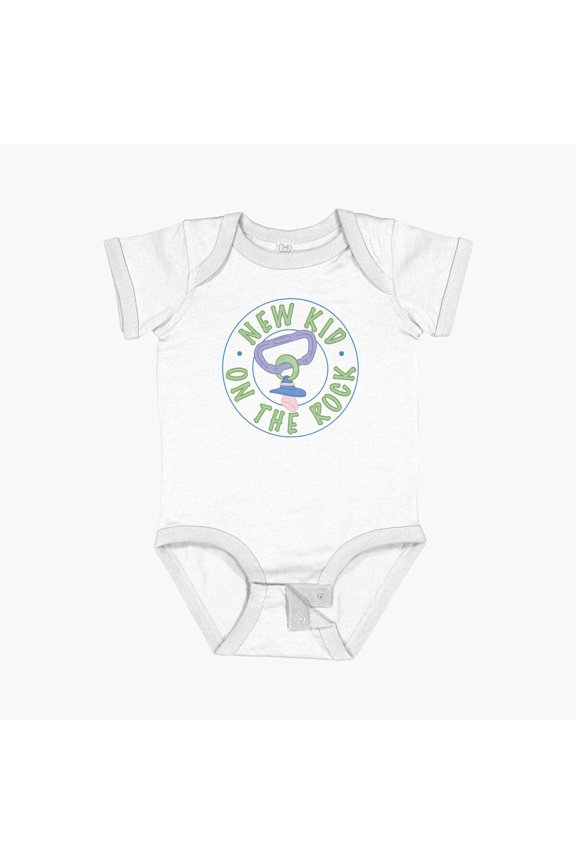 New Kid On The Rock Short Sleeve Baby One-Piece, New Born, Baby Shower Gift, New Parents Gift