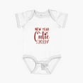 thumbnail image 1 of Luvly New Year Cutie 2022 Short Sleeve Baby One-Piece, New Born, Baby Shower Gift, New Parents Gift, 1 of 4