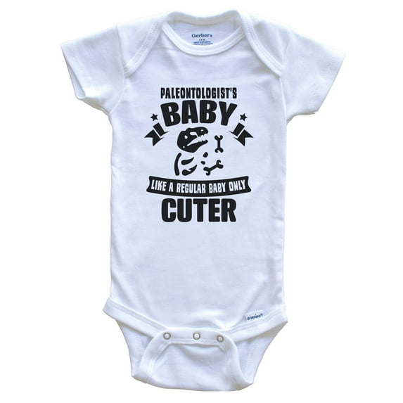 Luvly Paleontologist'S Baby Like A Regular Baby Only Cuter Funny Baby Bodysuit, New Born, Baby Shower Gift, New Parents Gift