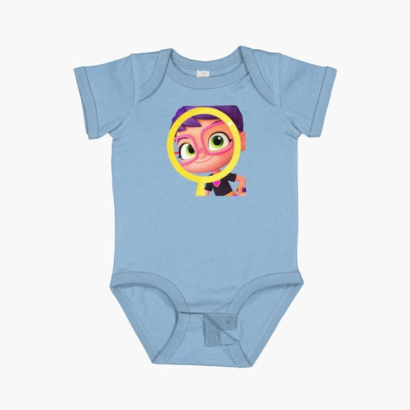 Luvly Peek A Boo I See You.. Abby Hatcher Children Design #10 Short Sleeve Baby One-Piece, New Born, Baby Shower Gift, New Parents Gift