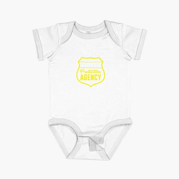 Luvly Princess Protection Agency V6 Short Sleeve Baby One-Piece, New Born, Baby Shower Gift, New Parents Gift