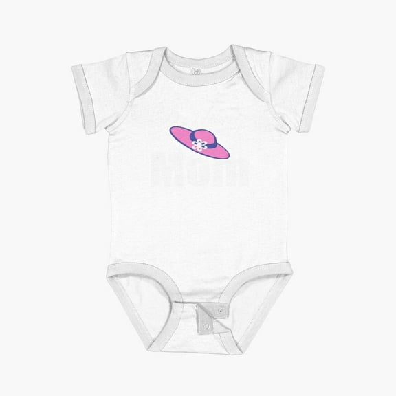 Luvly Rocking Mom Short Sleeve Baby One-Piece, New Born, Baby Shower Gift, New Parents Gift