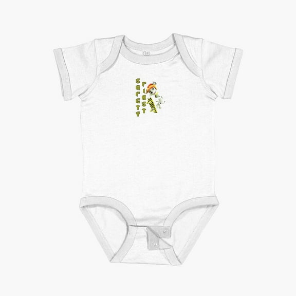 Luvly Safety First! (On Red) Short Sleeve Baby One-Piece, New Born, Baby Shower Gift, New Parents Gift