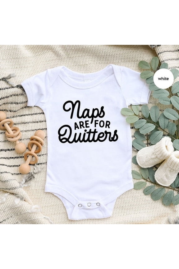 Sarcastic Kids Shirt, Funny Toddler Tees, Baby Boy Bodysuit, Baby Girl, Toddler Gift, Naps Are For Quitters T-Shirt, New Born, Baby Shower Gift, New Parents Gift