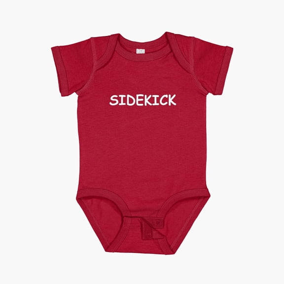 Luvly Sidekick Outfit Short Sleeve Baby One-Piece, New Born, Baby Shower Gift, New Parents Gift