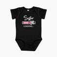 thumbnail image 1 of Luvly Sister 2022 Loading I - Promoted To Big Sister Short Sleeve Baby One-Piece, New Born, Baby Shower Gift, New Parents Gift, 1 of 3