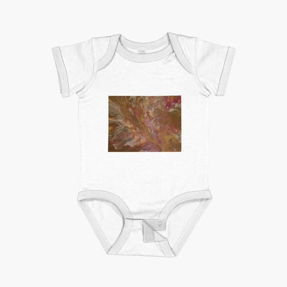 Luvly Sofia Short Sleeve Baby One-Piece, New Born, Baby Shower Gift, New Parents Gift