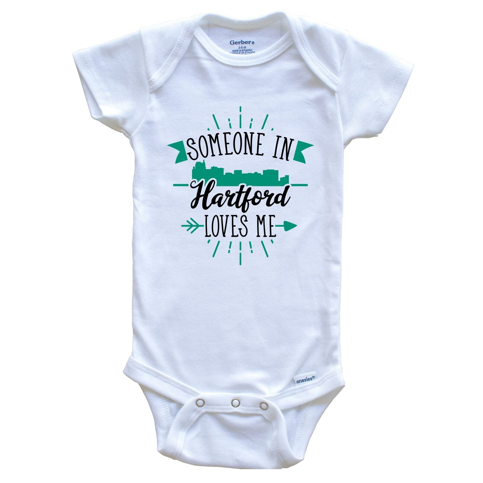 Las Vegas Skyline Baby Bodysuit - 'Someone In Las Vegas Loves Me' Onesie