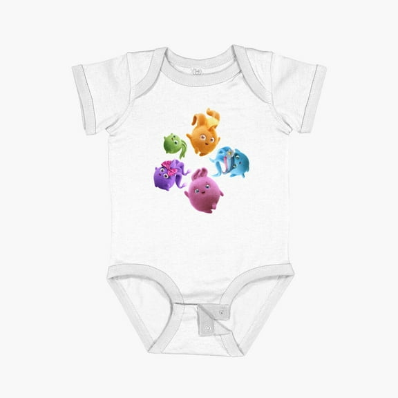 Luvly Sunny Bunnies - All Together Now Short Sleeve Baby One-Piece, New Born, Baby Shower Gift, New Parents Gift