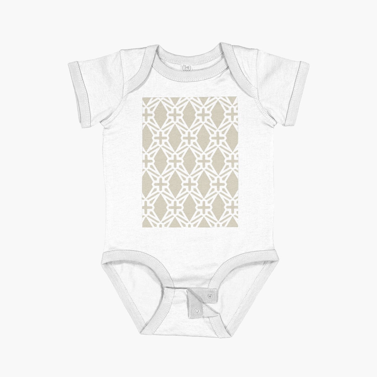 Luvly Tan And White Geometric Shape Pattern Pairs De 2022 Popular Color ...