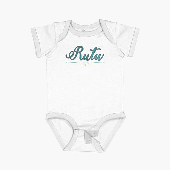 Luvly The Names Collection Short Sleeve Baby One-Piece, New Born, Baby Shower Gift, New Parents Gift