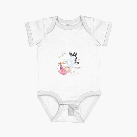 Luvly Title Short Sleeve Baby One-Piece, New Born, Baby Shower Gift, New Parents Gift