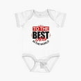 thumbnail image 1 of Luvly To The Best Actor In The World, Best Guy, Good Friend! Short Sleeve Baby One-Piece, New Born, Baby Shower Gift, New Parents Gift, 1 of 4