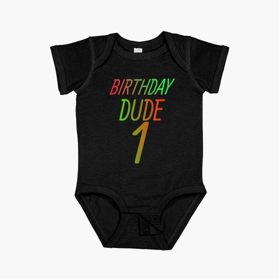 Luvly Tshirt Birthday Child Tshirt 1 One Year Old Present Gift Idea Short Sleeve Baby One-Piece, New Born, Baby Shower Gift, New Parents Gift