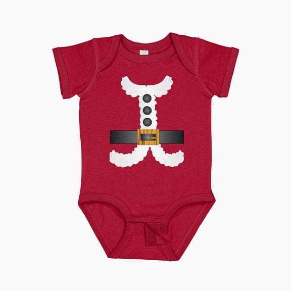 Luvly Ugliest Kawaii Cute Santa Claus Short Sleeve Baby One-Piece, New Born, Baby Shower Gift, New Parents Gift
