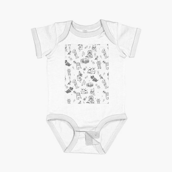 Luvly Veterinary Vet I Love - Mono Versions Short Sleeve Baby One-Piece, New Born, Baby Shower Gift, New Parents Gift