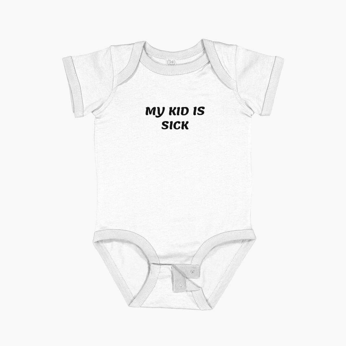 Luvly White Lie Party - My Kid Is Sick Short Sleeve Baby One-Piece, New Born,  Baby Shower Gift, New Parents Gift - Walmart.com, image size:1200x1200