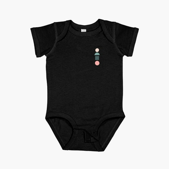 LuvlyAbstract Modern 13 Short Sleeve Baby One-Piece, New Born, Baby Shower Gift, New Parents Gift