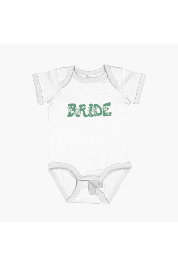 Boho Bride Short Sleeve Baby One-Piece, New Born, Baby Shower Gift, New Parents Gift