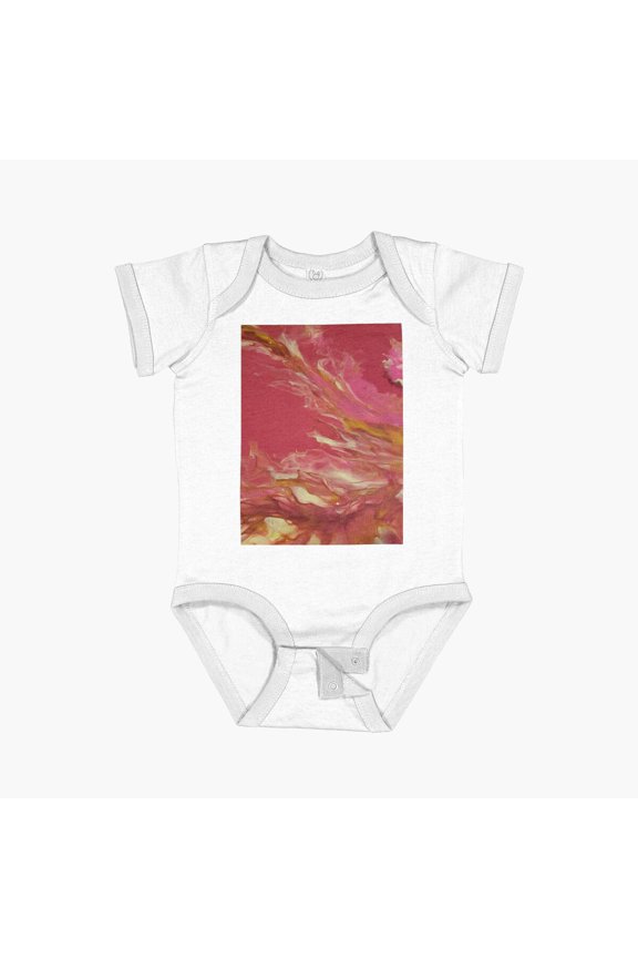 Cordelia Short Sleeve Baby One-Piece, New Born, Baby Shower Gift, New Parents Gift