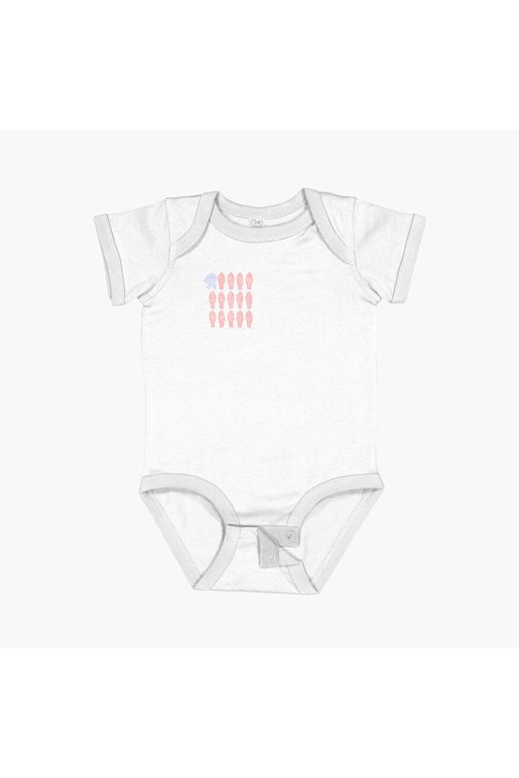 Drip Style Short Sleeve Baby One-Piece, New Born, Baby Shower Gift, New Parents Gift